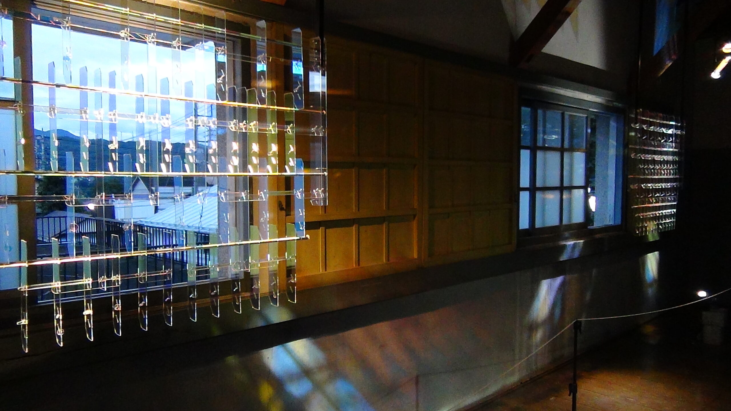Three light diffractions